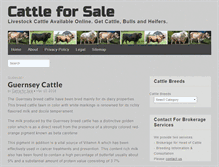 Tablet Screenshot of cattleforsale.org